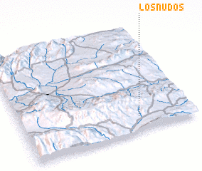 3d view of Los Nudos