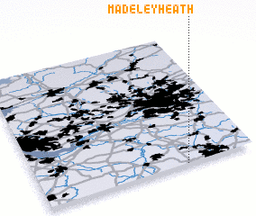 3d view of Madeley Heath