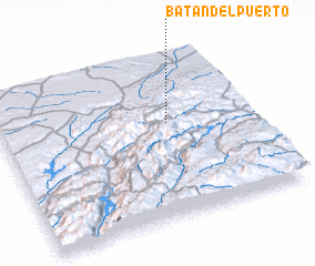 3d view of Batán del Puerto