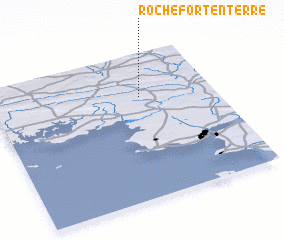 3d view of Rochefort-en-Terre