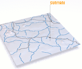 3d view of Sunyani