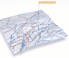 3d view of Quebradas