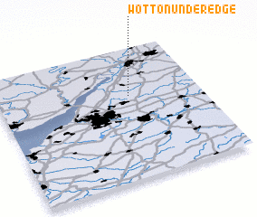 3d view of Wotton under Edge