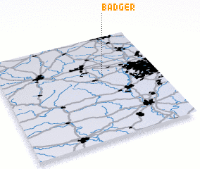 3d view of Badger