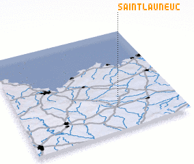 3d view of Saint-Launeuc