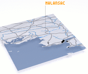 3d view of Malansac