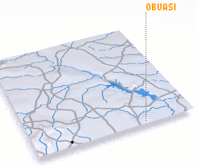 3d view of Obuasi