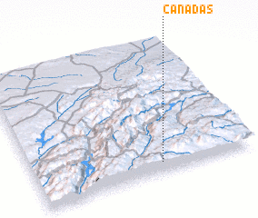 3d view of Cañadas