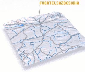 3d view of Fuentelsaz de Soria