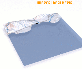 3d view of Huércal de Almería