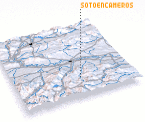 3d view of Soto en Cameros