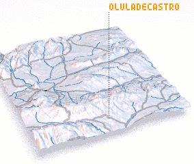 3d view of Olula de Castro