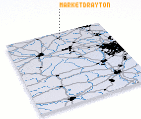 3d view of Market Drayton