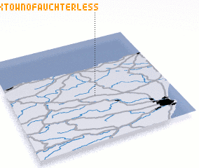 3d view of Kirktown of Auchterless