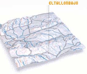 3d view of El Tallón Bajo