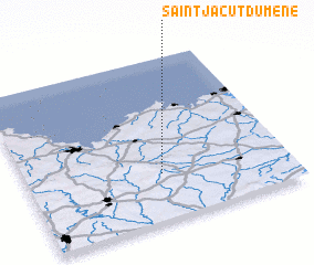 3d view of Saint-Jacut-du-Mené