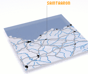 3d view of Saint-Aaron