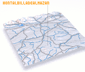 3d view of Hontalbilla de Almazán