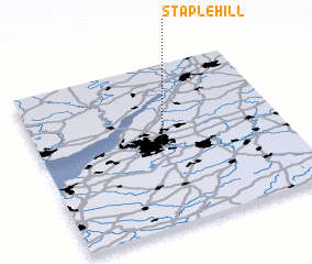 3d view of Staple Hill