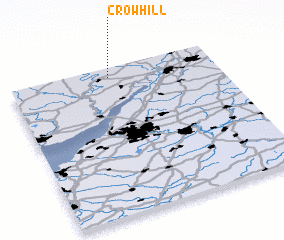 3d view of Crow Hill