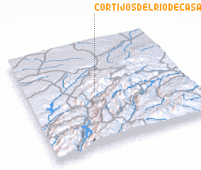 3d view of Cortijos del Río de Casa