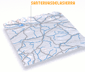 3d view of Santervás de la Sierra