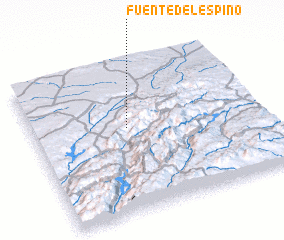 3d view of Fuente del Espino