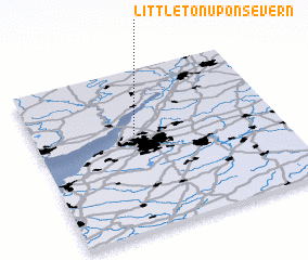 3d view of Littleton upon Severn