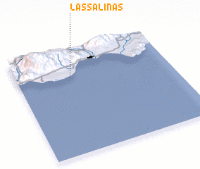 3d view of Las Salinas