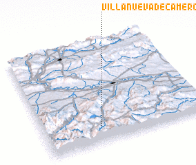 3d view of Villanueva de Cameros