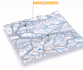 3d view of Baños de Ebro