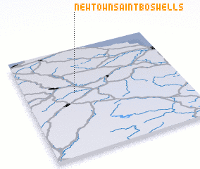 3d view of Newtown Saint Boswells