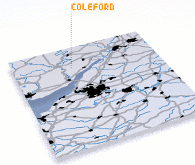3d view of Coleford