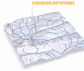 3d view of Cuevas de las Yeseras