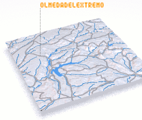 3d view of Olmeda del Extremo