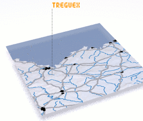 3d view of Tréguex