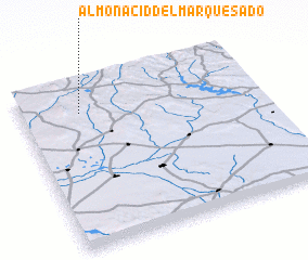 3d view of Almonacid del Marquesado