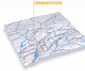 3d view of Cañada Catena