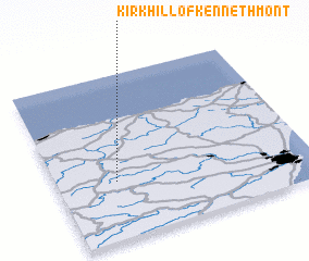 3d view of Kirkhill of Kennethmont