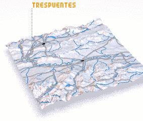 3d view of Trespuentes