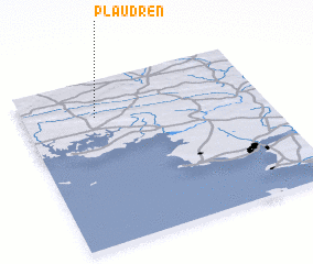 3d view of Plaudren