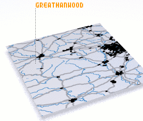 3d view of Great Hanwood