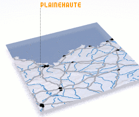 3d view of Plaine-Haute