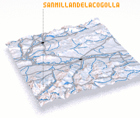 3d view of San Millán de la Cogolla