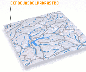 3d view of Cendejas del Padrastro