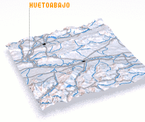 3d view of Hueto Abajo