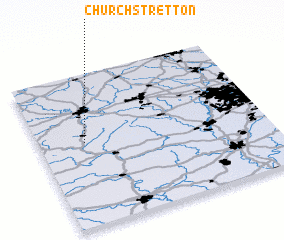 3d view of Church Stretton