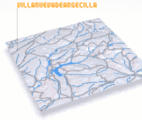 3d view of Villanueva de Argecilla