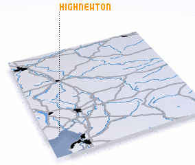 3d view of High Newton
