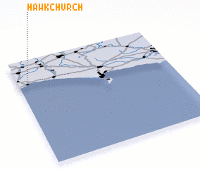 3d view of Hawkchurch